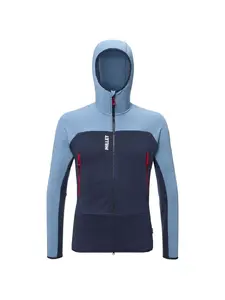 Bluza męska MILLET Fusion Grid Hoodie M niebieska - XL