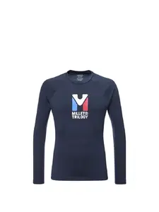 Koszulka męska MILLET Trilogy Wool Ts Ls M granatowa - XL