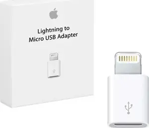 Micro USB uz Lightning adapteris balts