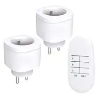 Solight DY08 Remote Controlled Socket Set, 2 Sockets and 1 Remote Controller, Learning Code