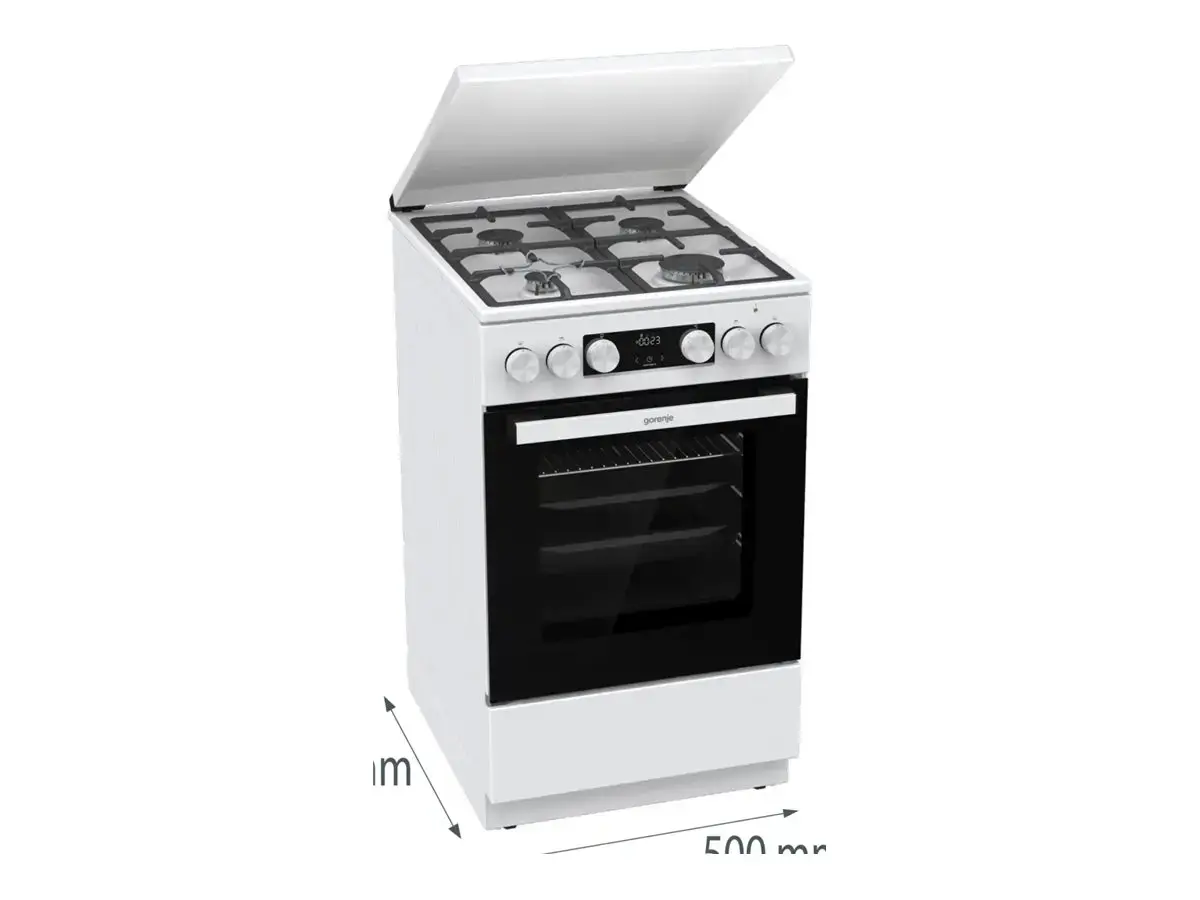 Кухонная плита Gorenje GK5C42WF-B с газовой панелью и электродуховкой Photo 7