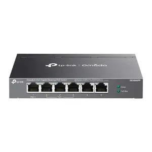 Гигабитный коммутатор TP-Link Omada DS106GPP на 6 портов с 3 портами PoE+ и 1 портом PoE++