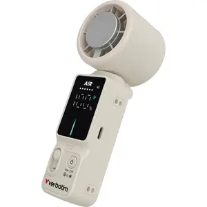 Verbatim Cool 'n' Go Ice Touch Pro Ручной вентилятор Белый Серебристый Литий-ионный 3000 мАч 10 Вт