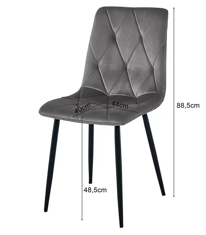 Oskar Libra Chair - Grey Photo 2