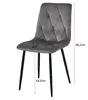 Oskar Libra Chair - Grey Photo 2