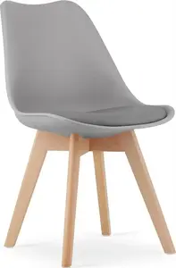 Oskar Leobert Mark ēdamistabas krēsls, pelēks