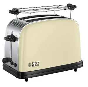 Russell Hobbs 23334-56 Classic Cream tosteris 2 šķēlēm, 1100W, plastmasas korpuss, atkausēšanas funkcija