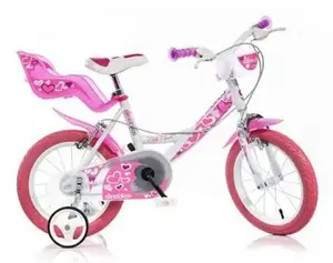 Dino Bikes 8006817902461 велосипед Городской велосипед 35,6 cm (14") Розовый, Белый