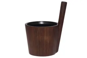 Банное ведро Rento из бамбука 5 л