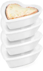 Excellent Houseware porcelāna uzkodu bļodiņu komplekts, 7,5 cm, 35 ml, 4 gab.
