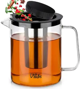 Vilde Dzbanek z zaparzaczem do herbaty szklany żaroodporny 1,5 l
