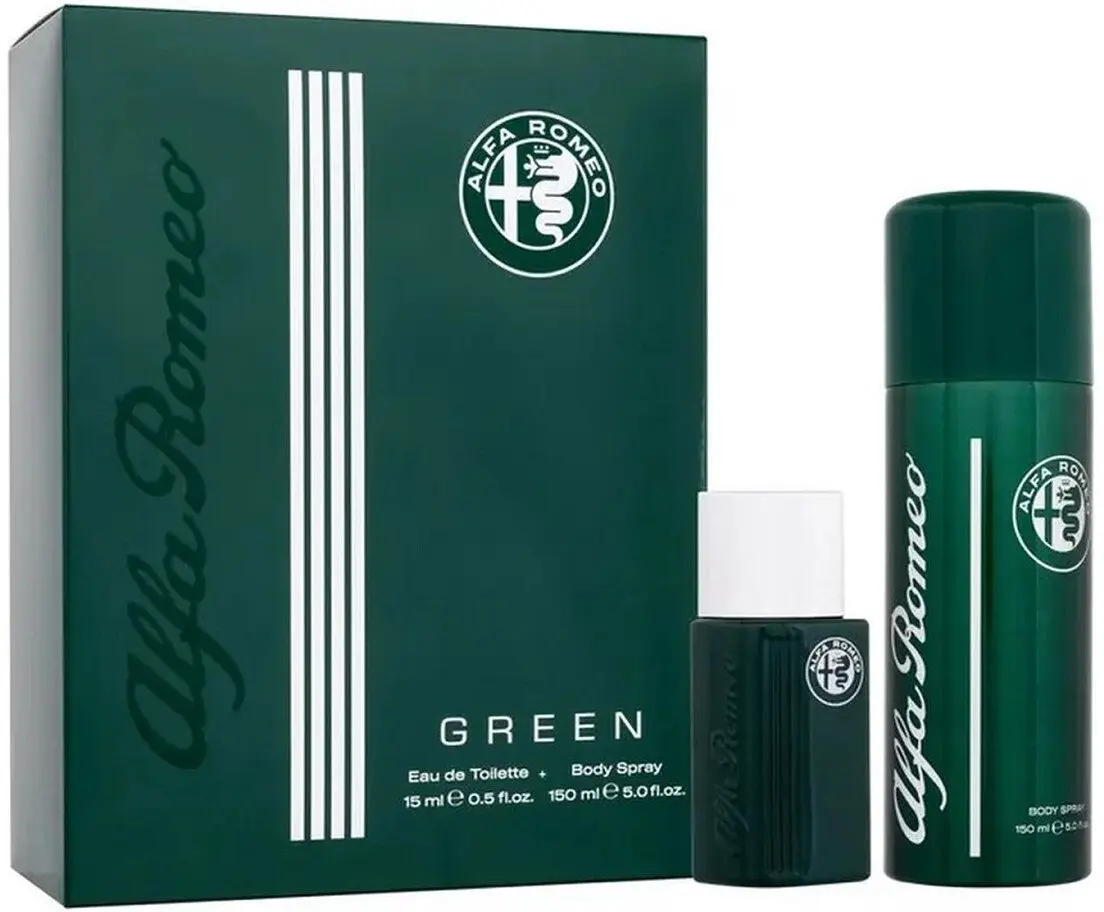 SET VERSACE ALFA ROMEO Green tualetes