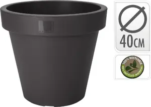 Mondex DONICZKA OKRĄGŁA 40CM ANTRACYT