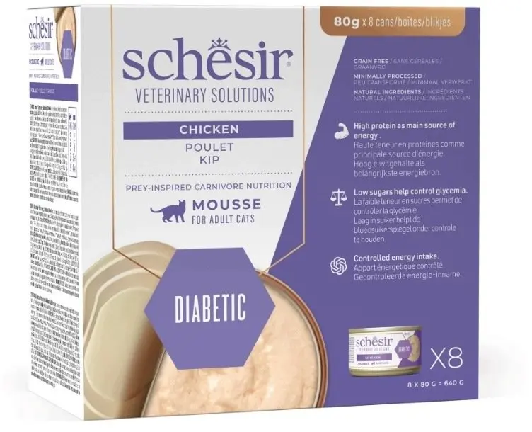 Schesir Veterinary Solutions Diabetic mitrā barība