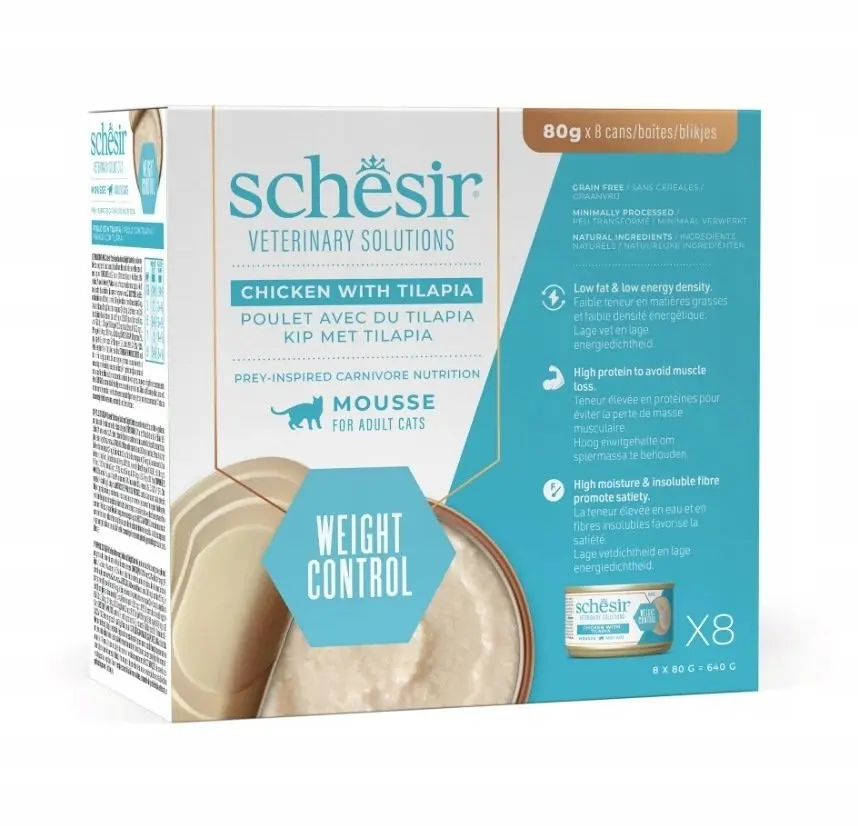 Mitrā barība kaķiem Schesir Veterinary Solutions