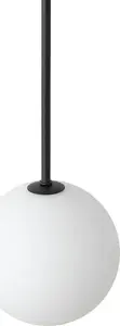 Lampa wisząca Nowodvorski Wisząca lampa kulista Kier 10310 loftowa biała czarna