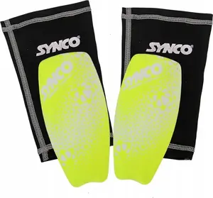 Sportech SYNCO Soccer Shin Guards with Compression Sock