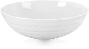 Lumarko Mona porcelāna salātu bļoda, balta, 26 cm, 2,5 l