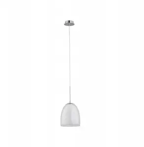 Alfa Ronda piekaramā lampa 1x60W E27 hroms/balta