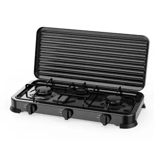Gas stove, three burners, 2.2kW×2 + 1.0kW×1, 73215, LAMARQUE