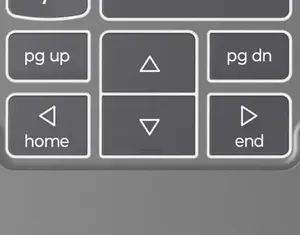 <p>Full-Sized Directional Arrow Keys</p>