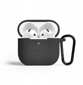 Силиконовый чехол Slowmoose Etteri для AirPods 4, черный