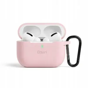 Силиконовый чехол Slowmoose Etteri для AirPods Pro 3, светло-розовый