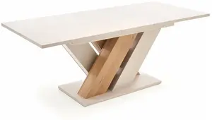 Pusdienu galds izvelkams Brandon, ozola krās.160-200x90 cm