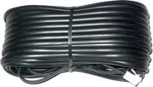 LechPol Kabel telefoniczny prosty 7m Czarny (TEL0033-7,5)