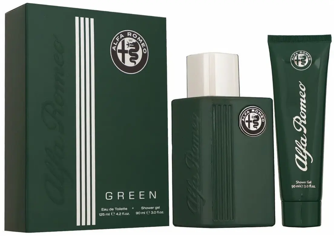 SET VERSACE ALFA ROMEO Green tualetes