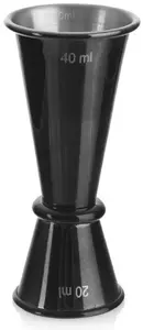 Royal Catering ORION divpusēja bāra mērkāze 20/40 ml no nerūsējošā tērauda