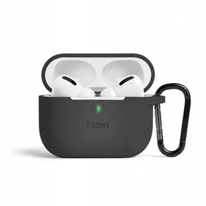 Силиконовый чехол Slowmoose Etteri для AirPods Pro 3, черный