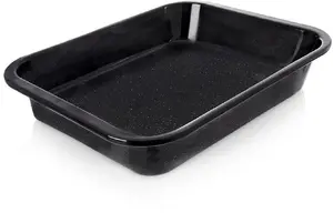 Orion Blacha do pieczenia emaliowana prostokątna głęboka 41x32x6 cm