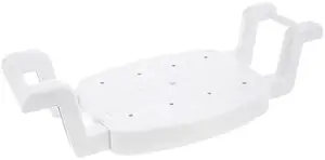 HERDEGEN Adjustable Bathtub Seat White