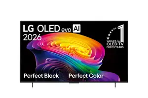 LG OLED 4K evo AI C6 TV | OLED42C61LA | 42 | Smart TV | webOS | UHD | Black