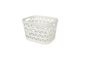 Veļas grozs Curver, 30 l, balta krās., 42.6 cm x 34.6 cm