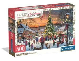 Clementoni Puzzle 500 Classic Christmas Collection (8005125356294)