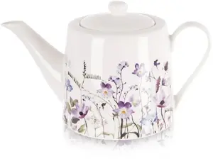Orion Dzbanek do kawy i herbaty porcelanowy kwiaty LOUKA 1 l