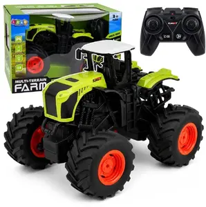 LEANToys Remote Controlled Agricultural Tractor 1:16 Scale with Lights and Sounds