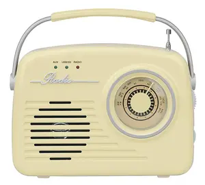 Портативная колонка Setty Retro P350 с FM-радио, бежевая