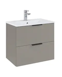 ELITA Astra Bathroom Cabinet with Sink, Grey