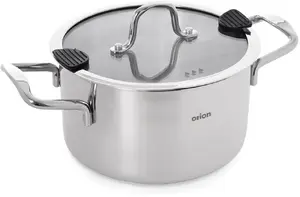 Orion Garnek stalowy z pokrywką VENICE 22 cm, 4,3 l