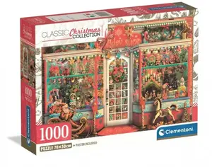 Clementoni Puzzle 1000 Compact Holiday Shop