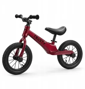 KS Cycling Trusty Star Balance Bike for Children Burgundy