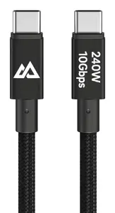 Hama 00201766 USB cable USB 3.2 Gen 2 (3.1 Gen 2) 1.2 m USB C 10 Gbit/s 240 W Black
