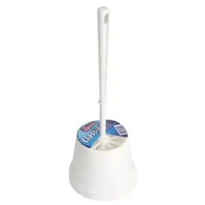 TUALETES PODA BIRSTE, BALTA, PLASTMASA, Spontex