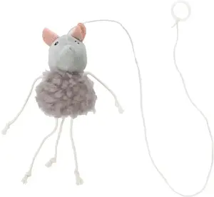 Cat toy Flamingo Gripi Mouse, grey