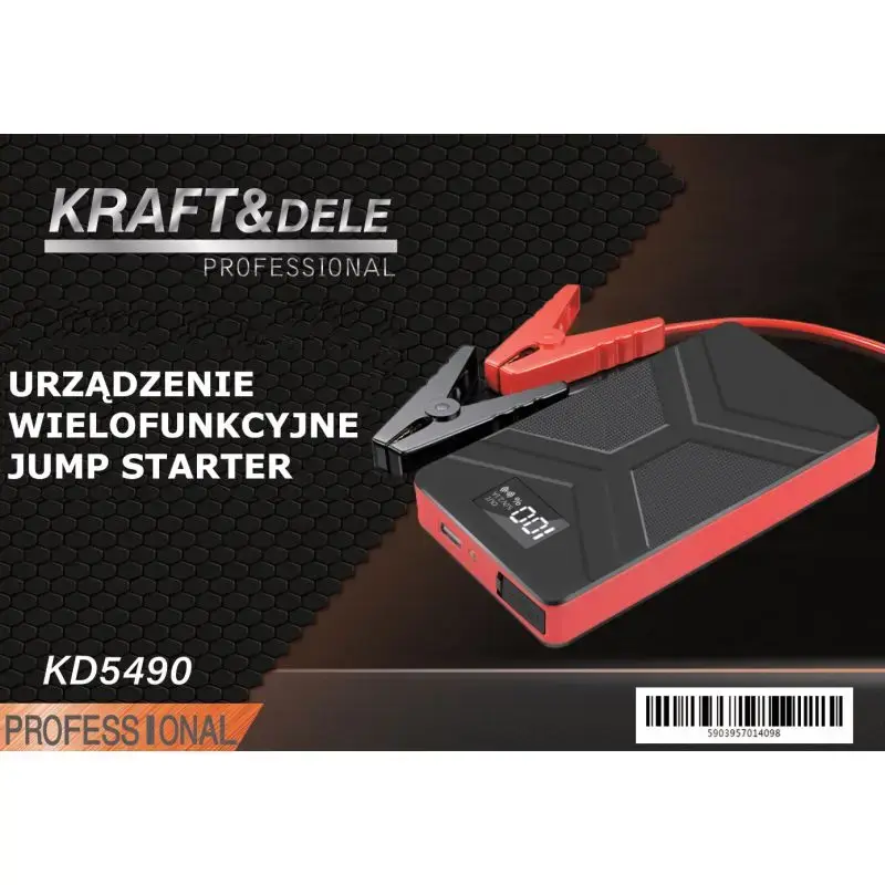 Пусковое устройство Kraft&Dele KD5490 Powerbank Photo 4