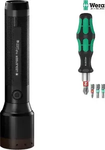 Светодиодный фонарь Ledlenser P6R Core с набором инструментов WERA