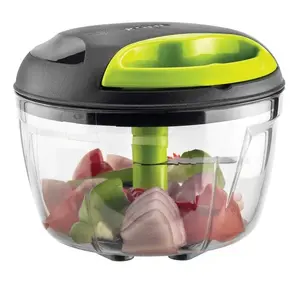 KOHE 600 ml vegetable shredder, 3 blades, green and black